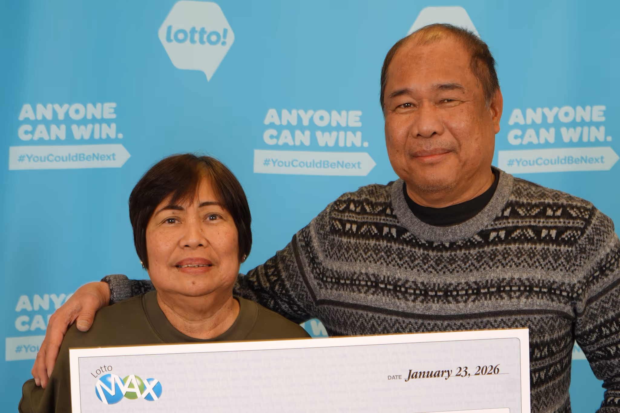 Vancouver couple wins $1-million Lotto Max prize, plans to help family